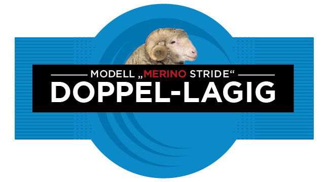 Verpackung Merino Stride Verpackung Merino Stride