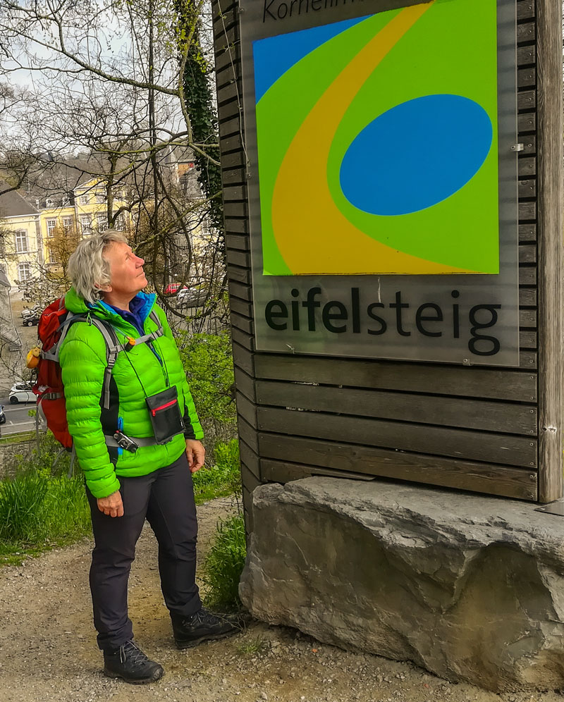 Am Start des Eifelsteigs