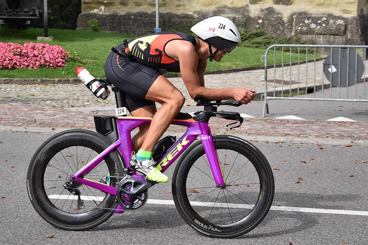 Simon Hoyden bei der Duathlon-Disziplin Bike